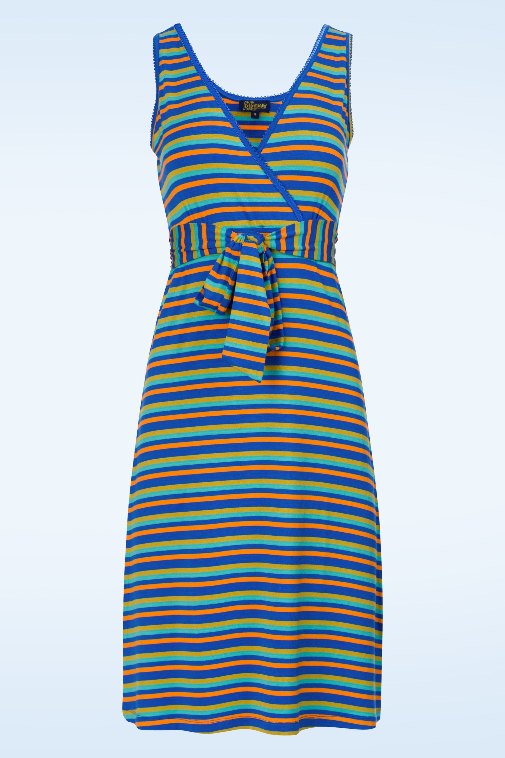 LaLamour - Milly jurk in Groovy Stripes 2