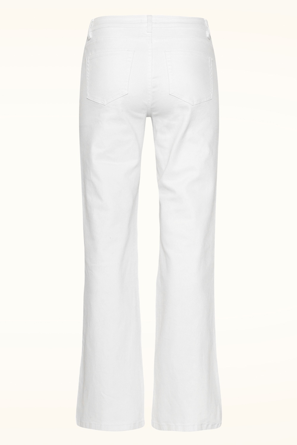 Smashed Lemon - Coco flared jeans in wit 4