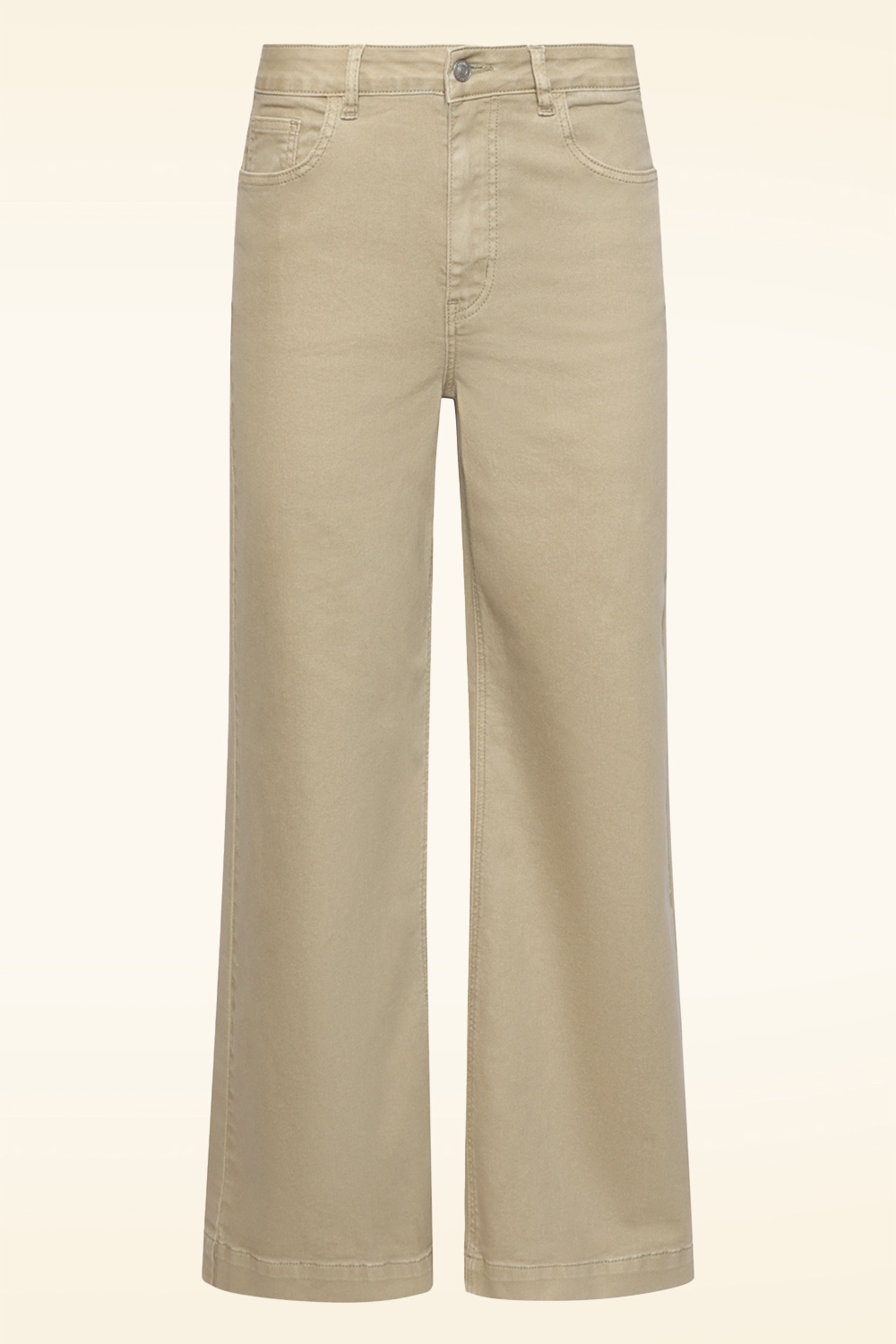 Smashed Lemon - Fernanda jeans in donker zand 2