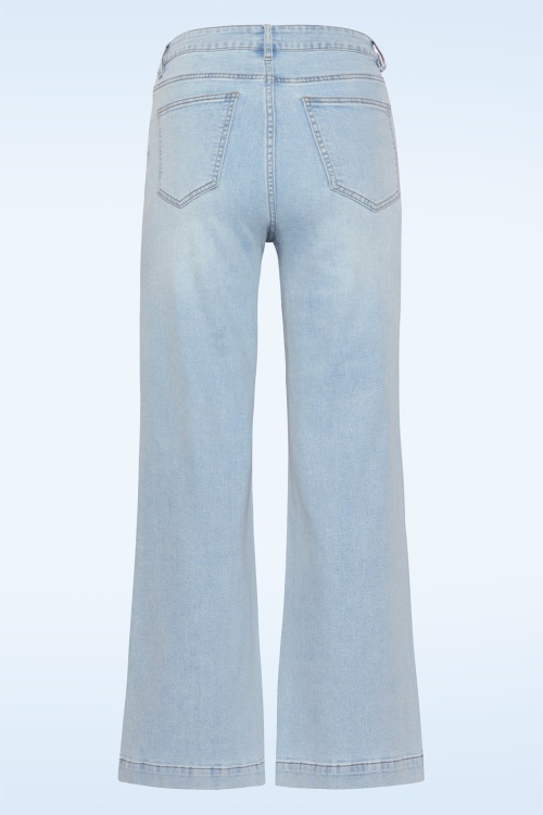 Smashed Lemon - Fernanda Dazzle jeans in lichtblauw 4