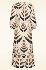 Smashed Lemon - Serengeti Chic midaxi jurk in zand 4