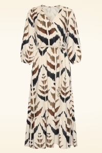 Smashed Lemon - Serengeti Chic midaxi jurk in zand 2