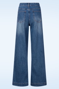 Smashed Lemon - Fernanda jeans in middenblauw 2