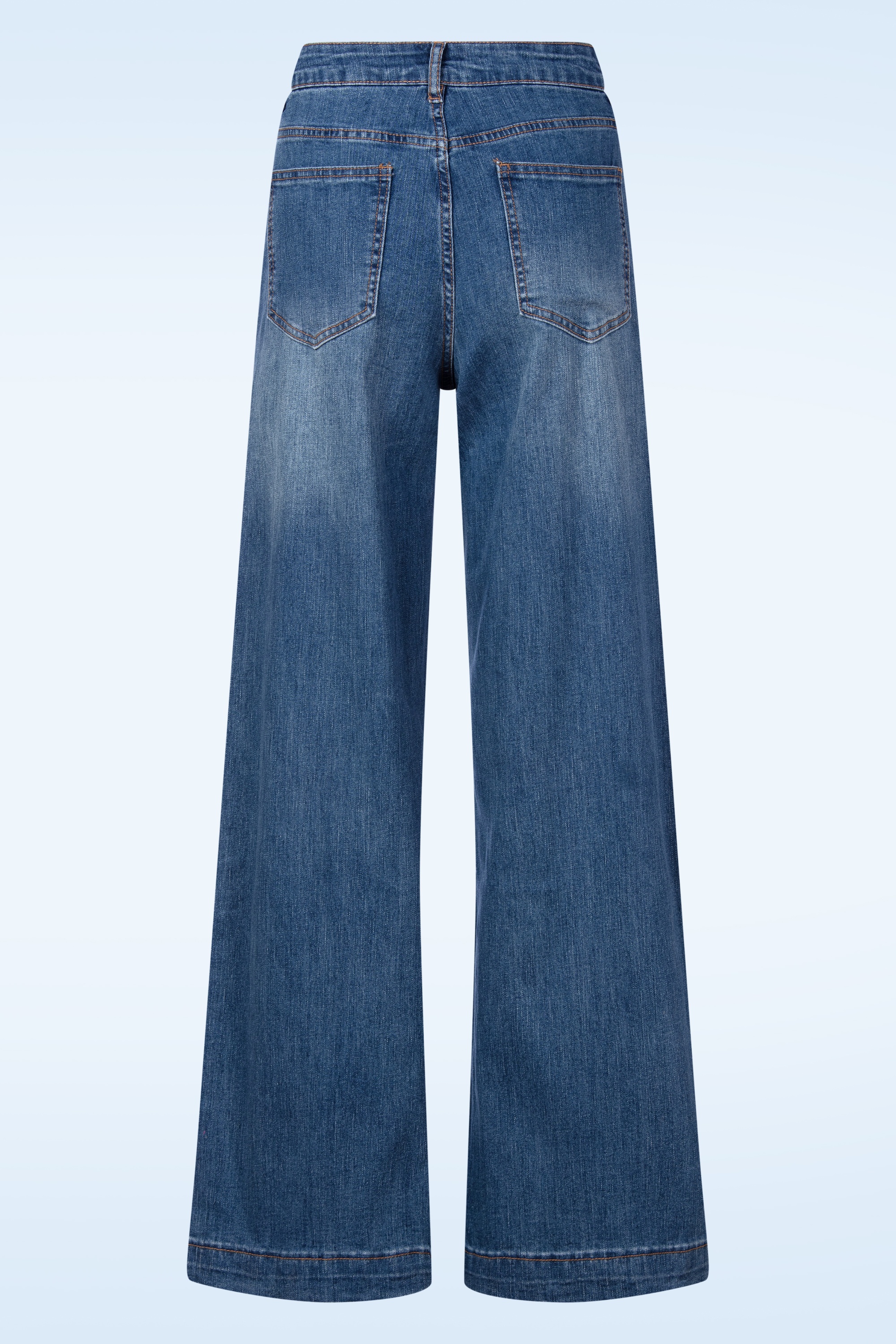 Smashed Lemon - Fernanda jeans in middenblauw 2
