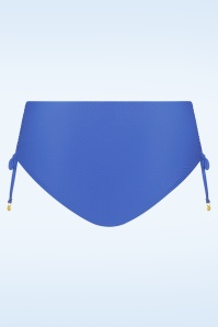 TC Beach - Mid Waist bikinibroekje in oceaan blauw 4
