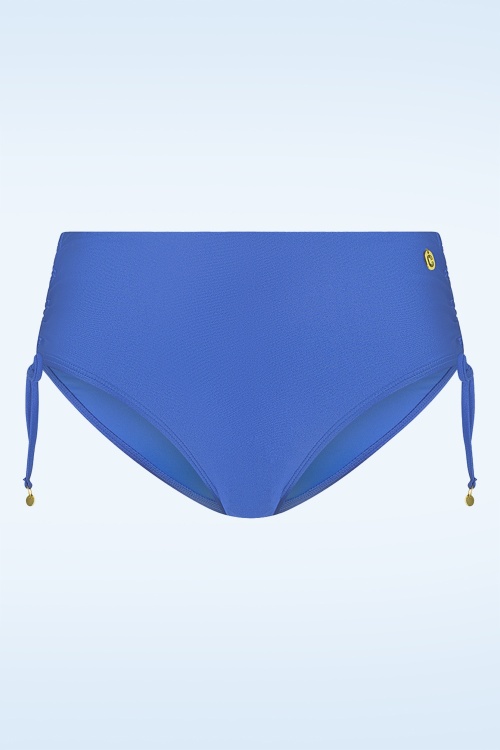 TC Beach - Mid Waist bikinibroekje in oceaan blauw