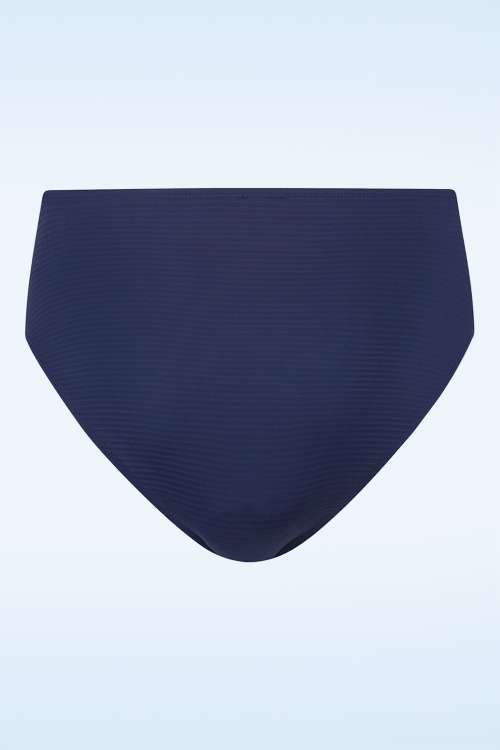 TC Beach - Mid Waist bikinibroekje in inktblauw 4