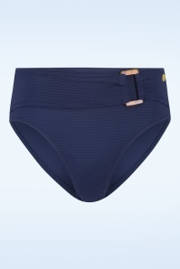 TC Beach - Mid Waist bikinibroekje in inktblauw 2