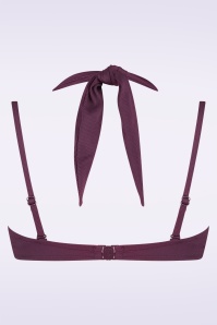 TC Beach - Multiway bikini top in wijn 5