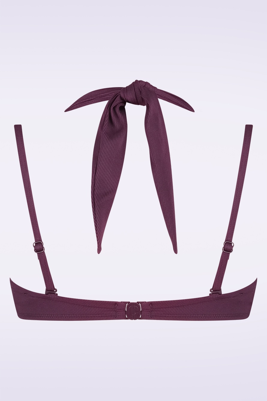 TC Beach - Multiway bikini top in wijn 5