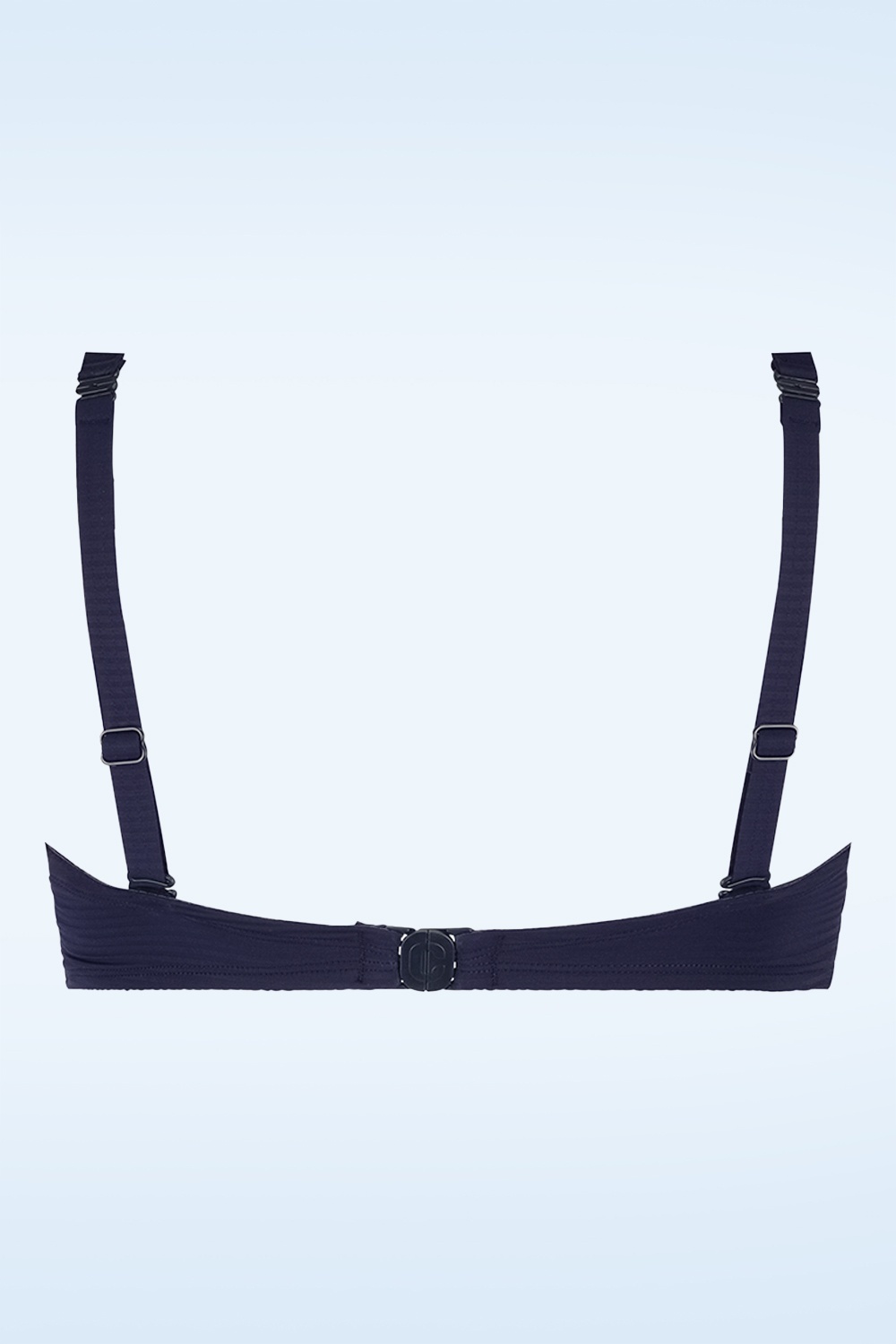 TC Beach - Twisted bikini top in inktblauw 4