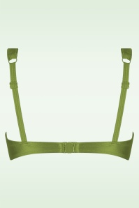 TC Beach - Push Up bikini top in shiny kiwi groen 4