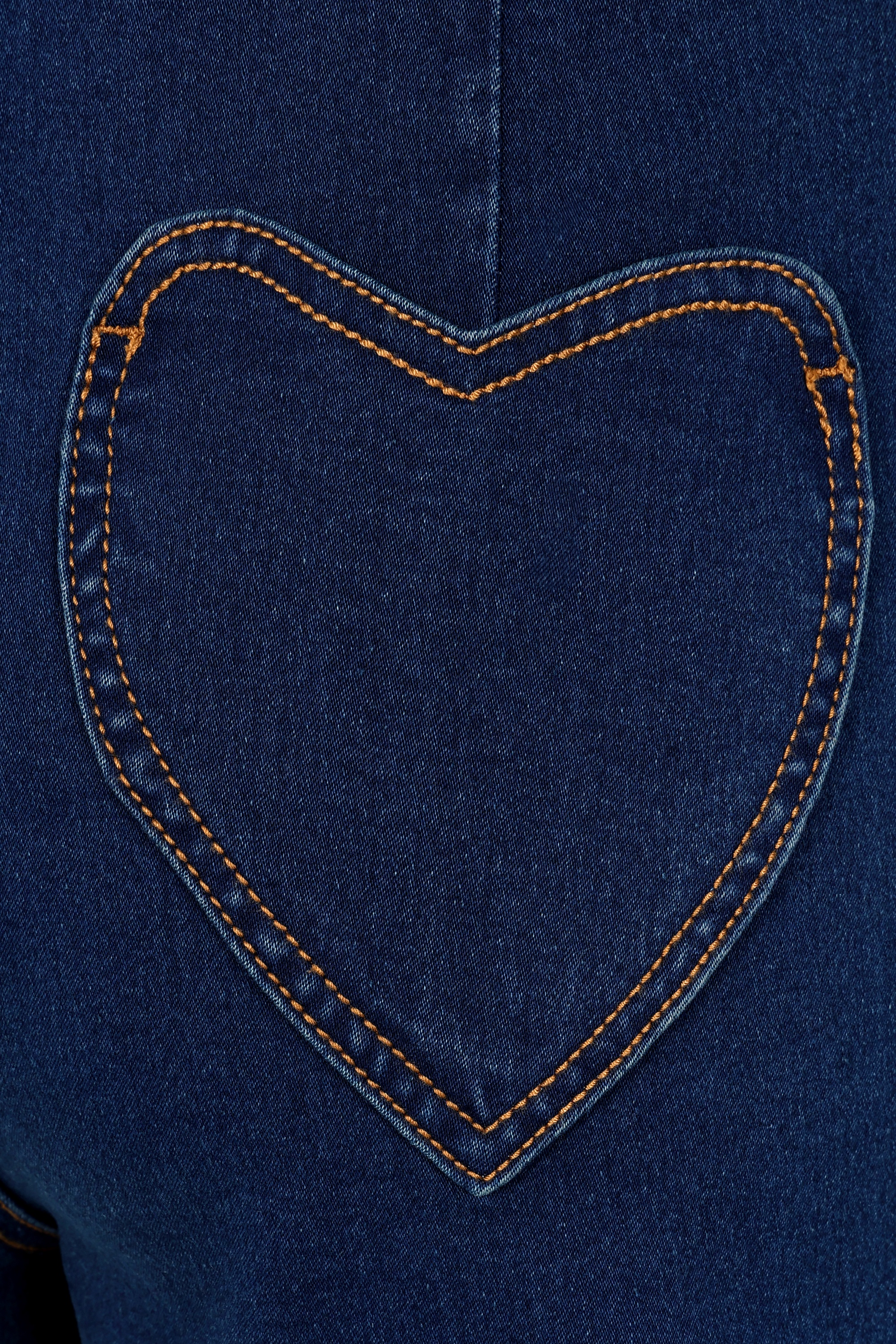 Banned Retro - Coco Love Denim shorts in denim blauw 6