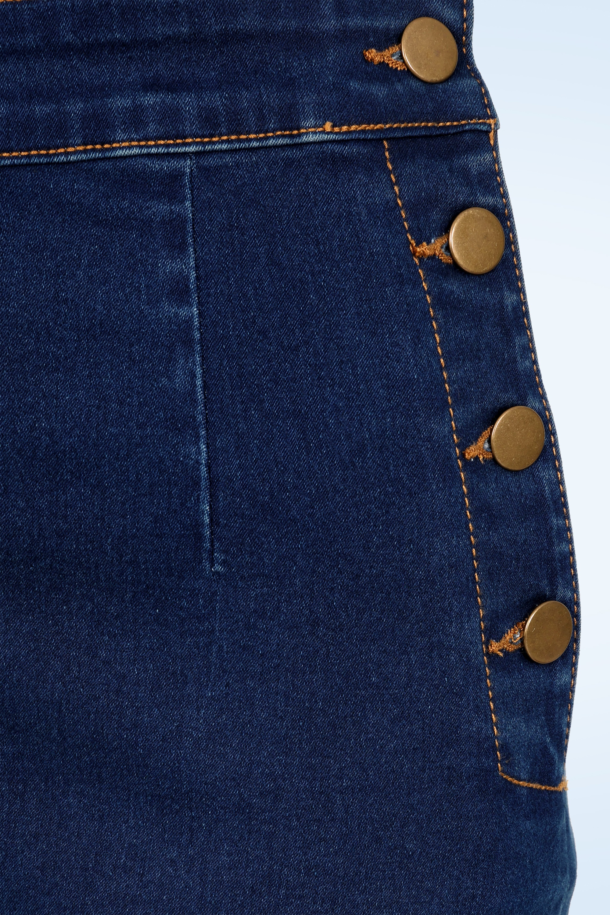 Banned Retro - Coco Love Denim shorts in denim blauw 4