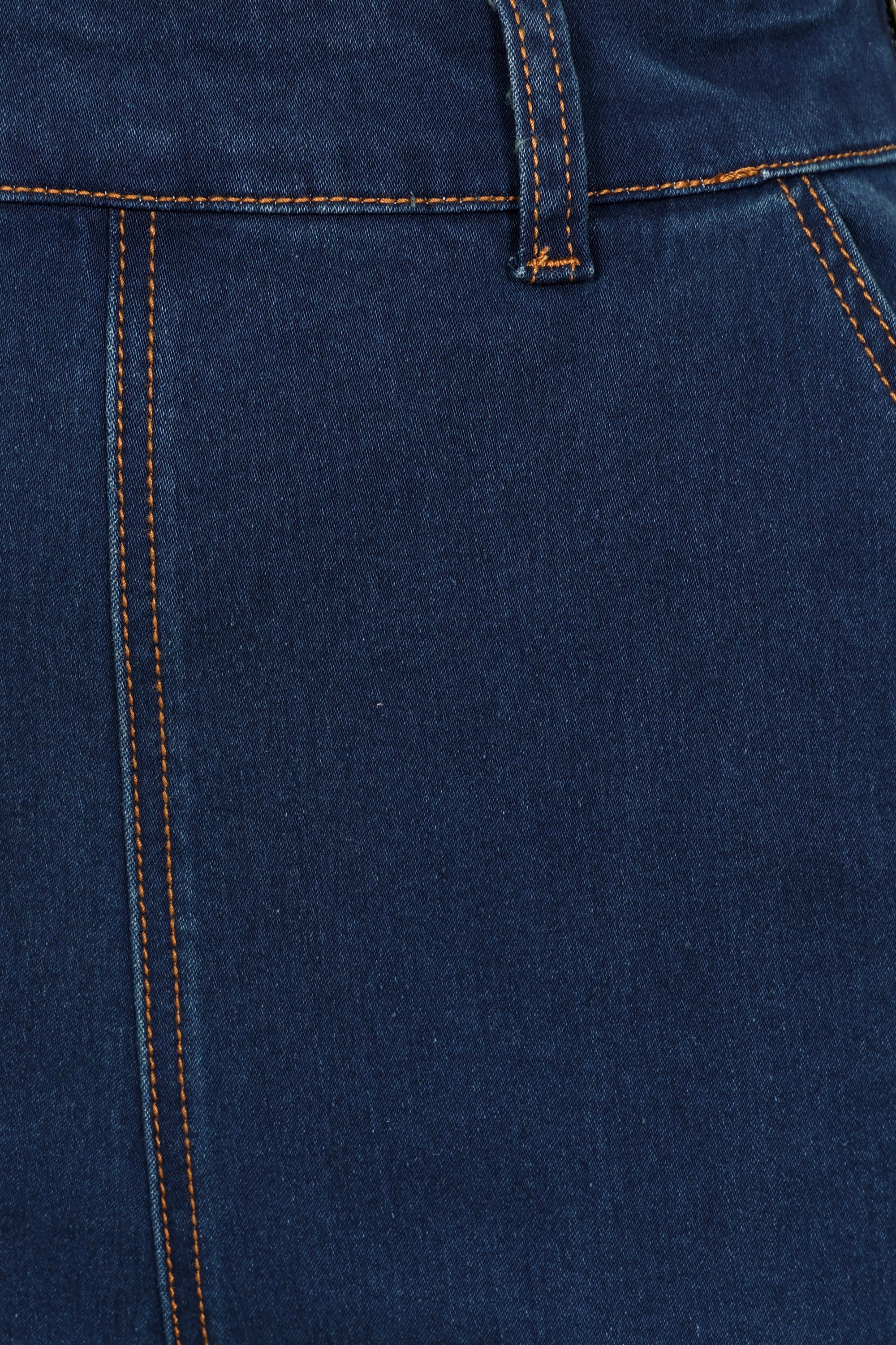 Banned Retro - Mandy Love Denim capri in denim blauw 4