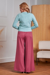 Banned Retro - Eliza pantalon in bordeauxrood 2