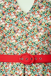 Topvintage Boutique Collection - Topvintage exclusive ~ Leona Bloom katoenen swing jurk in multi 5