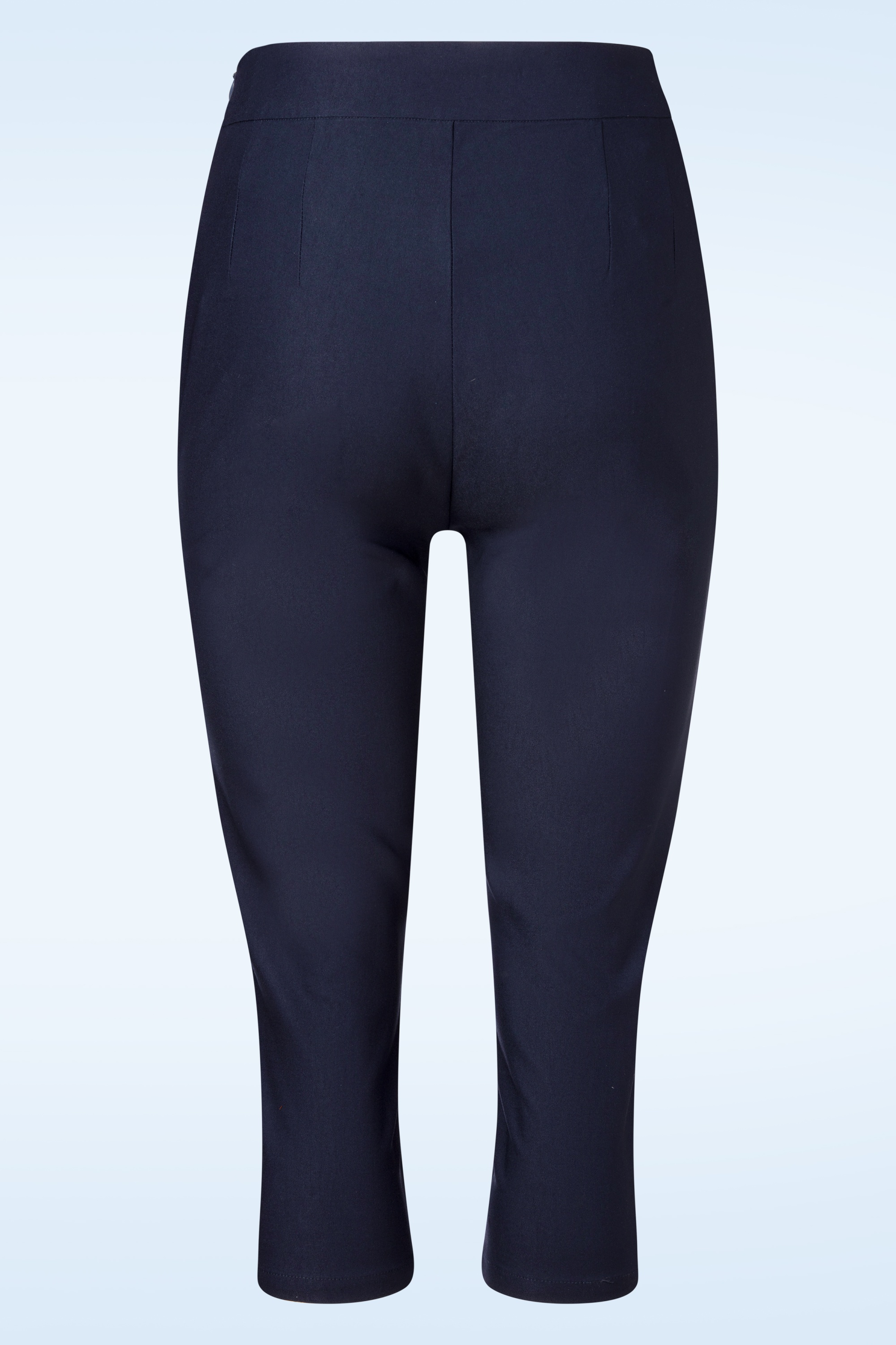 Topvintage Boutique Collection - Topvintage exclusive ~ Paola capri broek in marineblauw 3