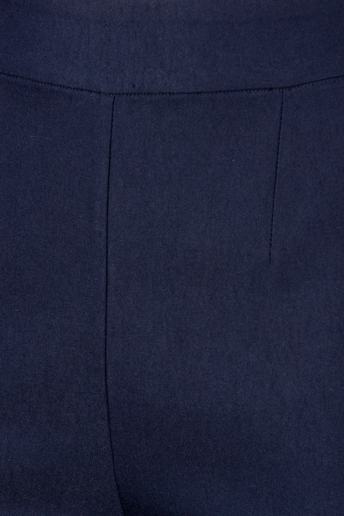 Topvintage Boutique Collection - Topvintage exclusive ~ Paola capri broek in marineblauw 2