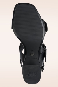 Tamaris - Dana sandaaltjes met blokhak in bruin 4