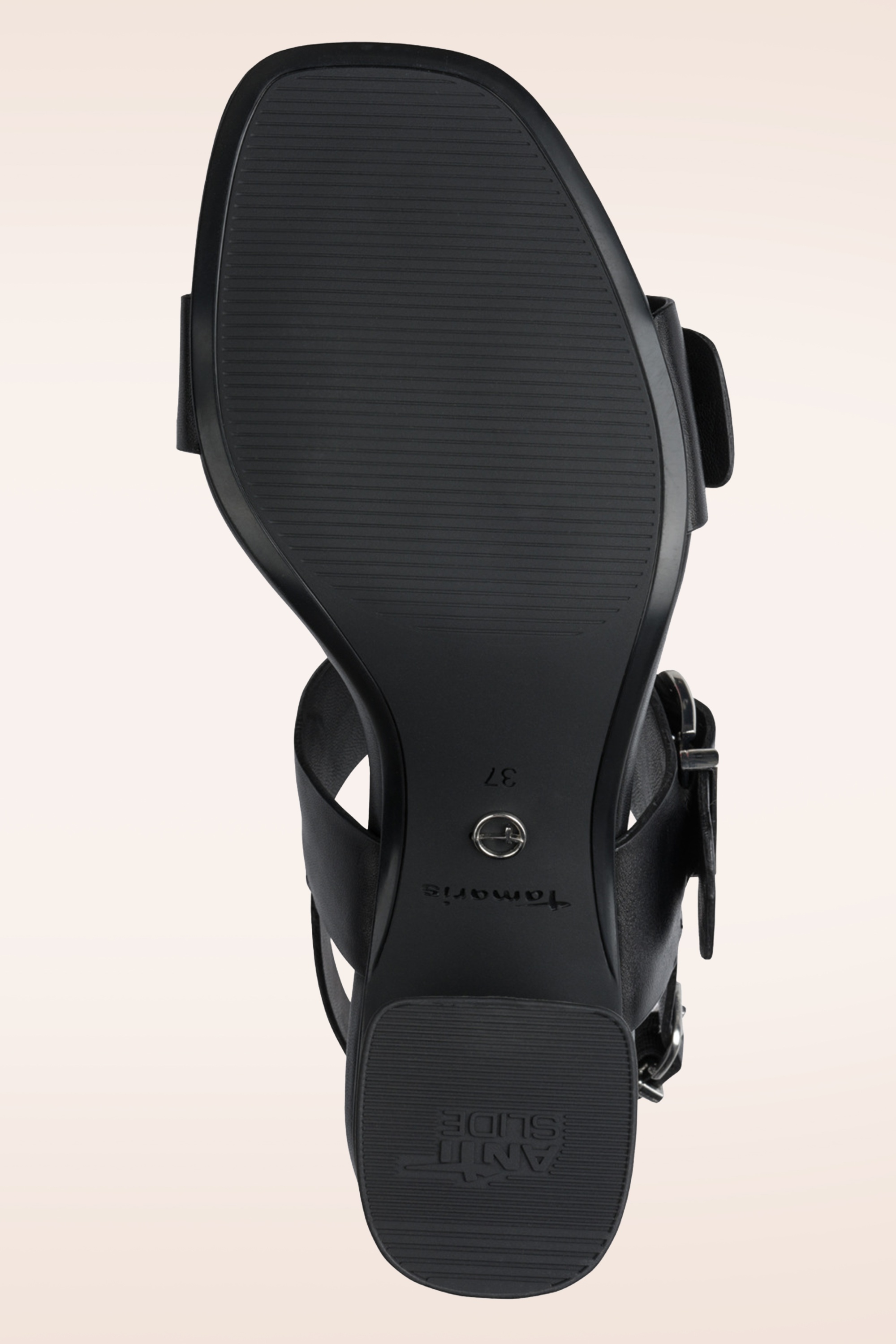 Tamaris - Dana sandaaltjes met blokhak in bruin 4