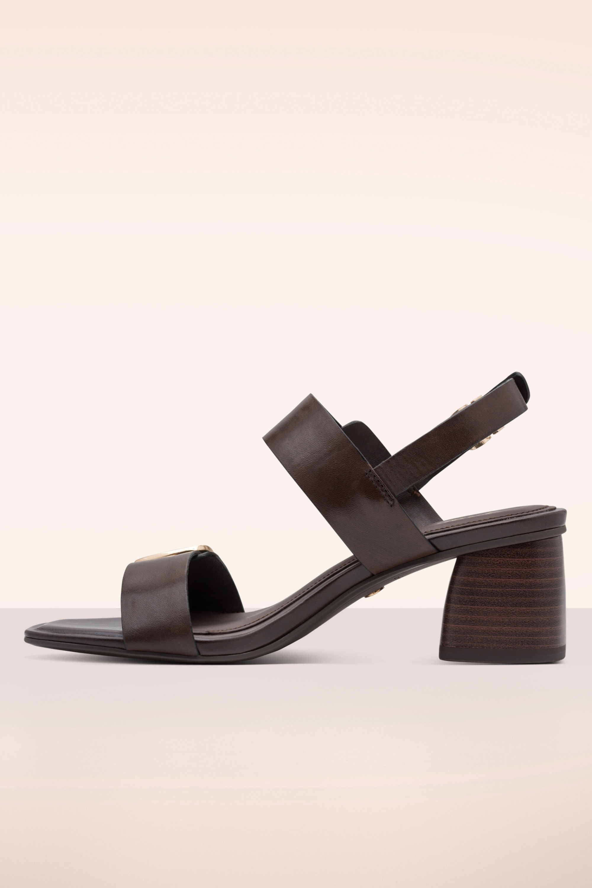 Tamaris - Dana sandaaltjes met blokhak in bruin 3