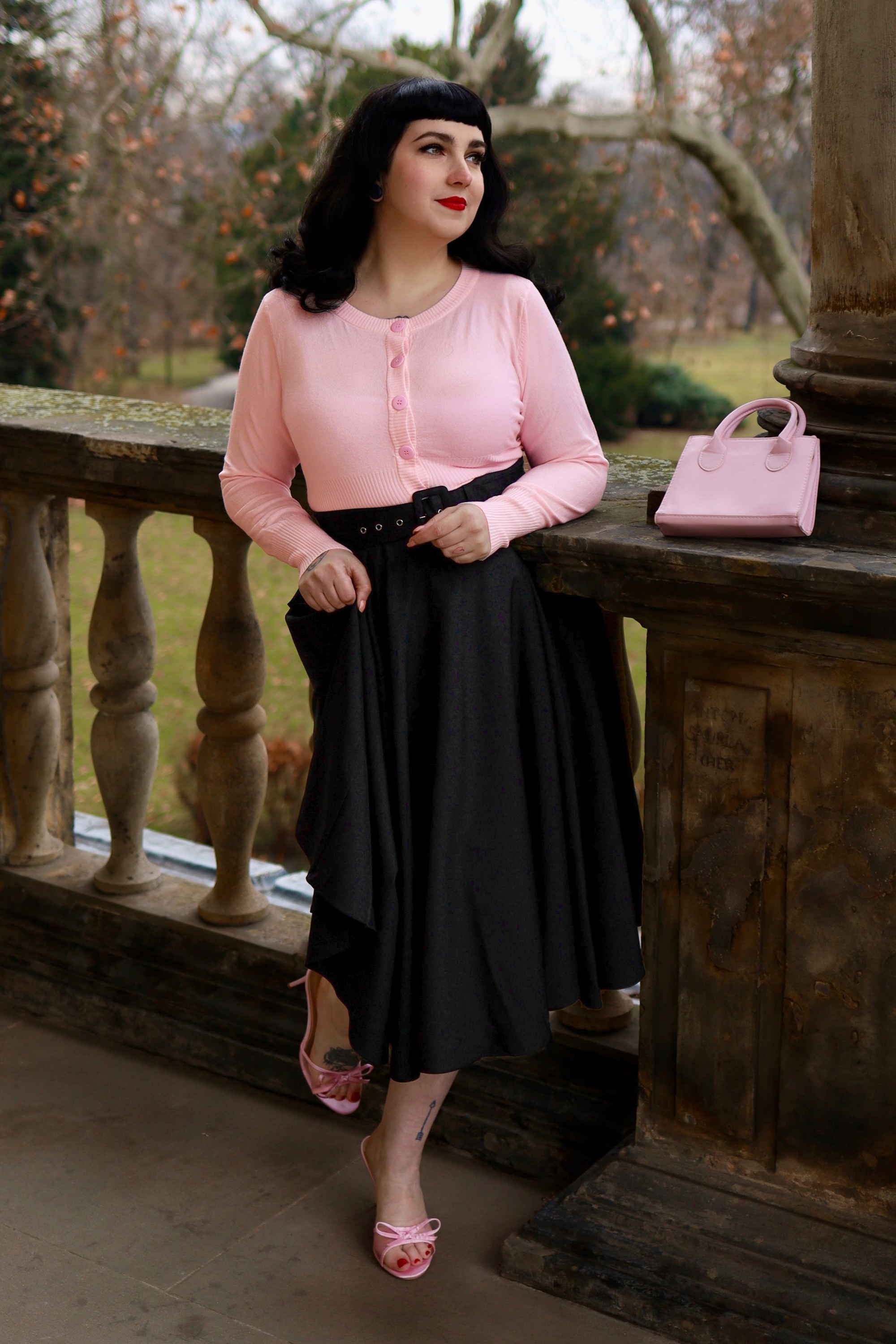 Banned Retro - Dance & Sway swing rok in zwart 2