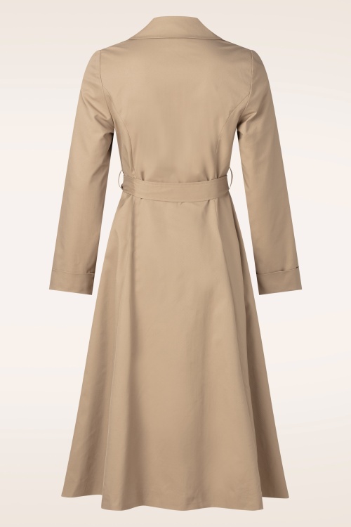 Topvintage Boutique Collection - Topvintage exclusive ~ Leandra trenchcoat in beige 5