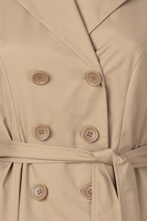 Topvintage Boutique Collection - Topvintage exclusive ~ Leandra trenchcoat in beige 4