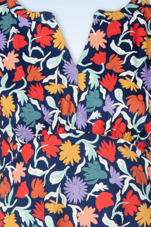 Seasalt - Fenil Empire Line midi jurk in Garden Floral Sea Cave 2