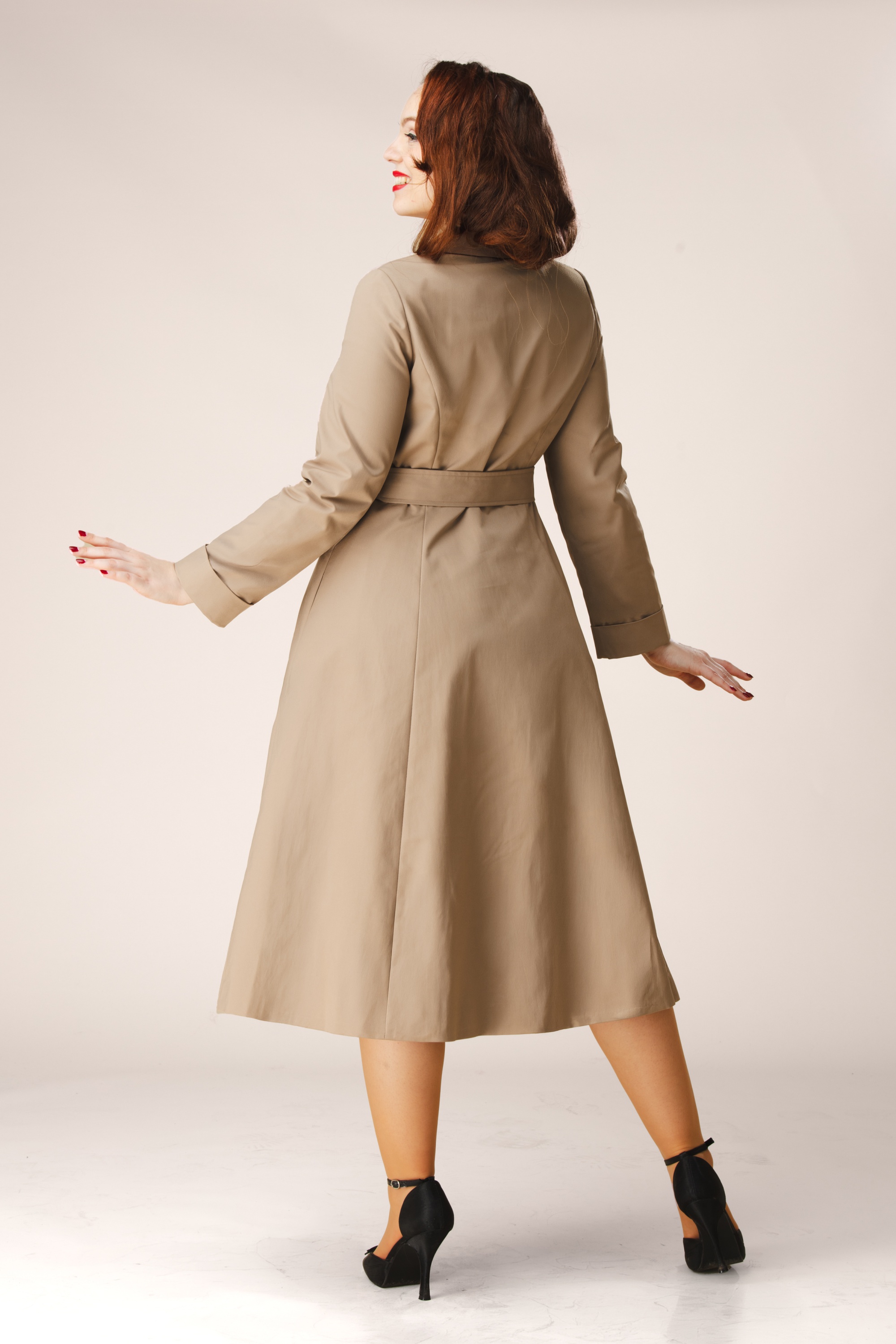 Topvintage Boutique Collection - Topvintage exclusive ~ Leandra trenchcoat in beige 3