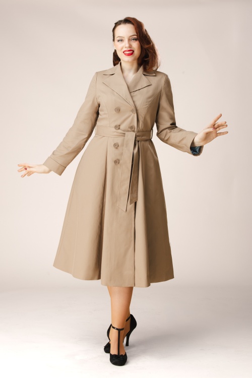 Topvintage Boutique Collection - Topvintage exclusive ~ Leandra trenchcoat in beige