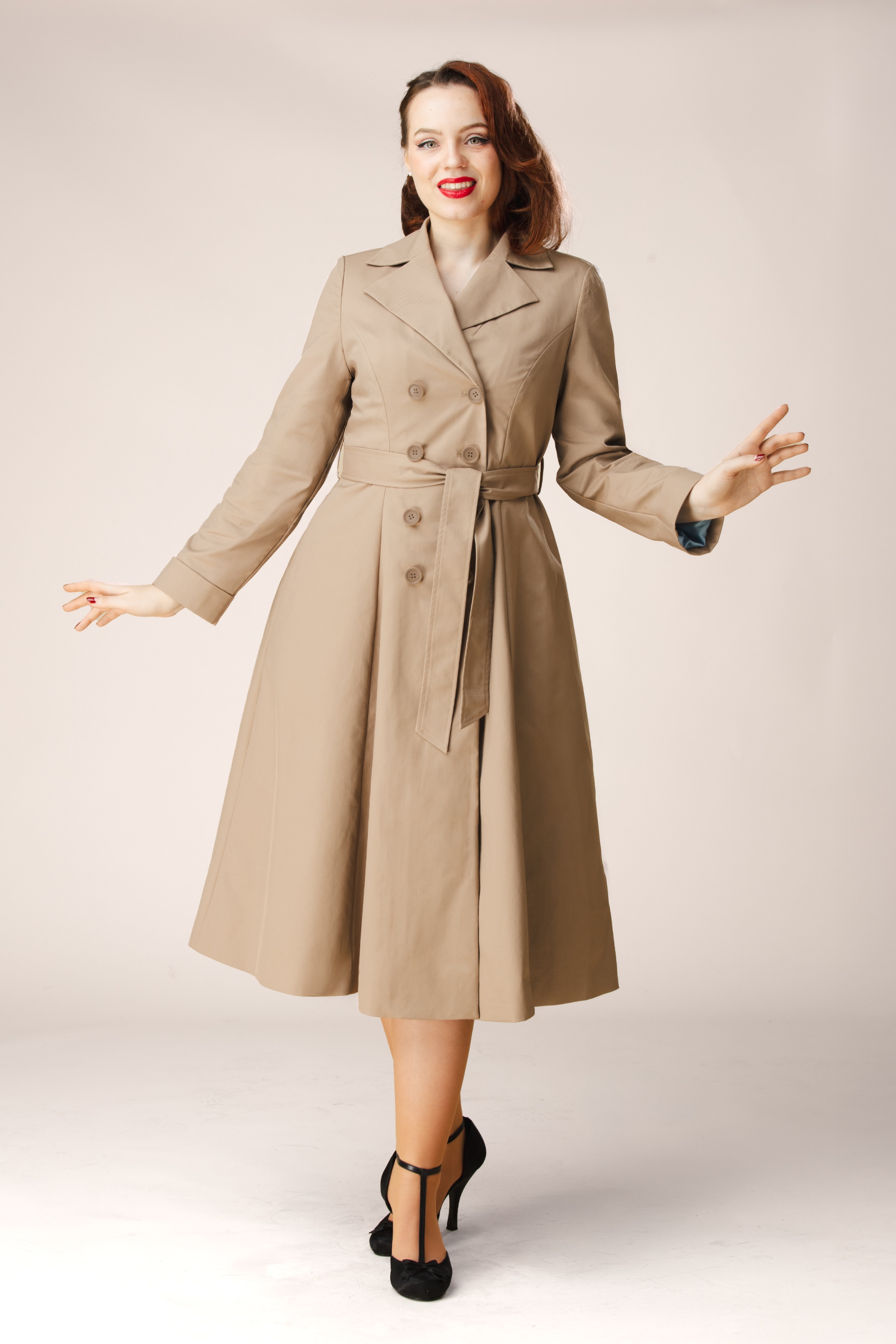 Topvintage Boutique Collection - Topvintage exclusive ~ Leandra trenchcoat in beige