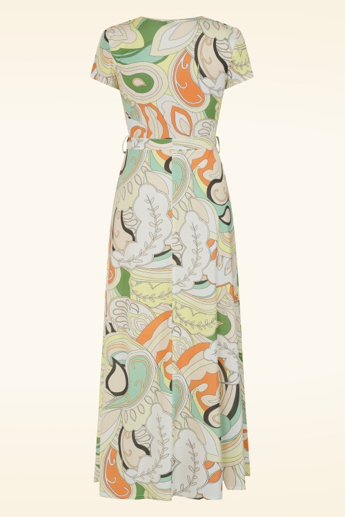 Vintage Chic for Topvintage - Topvintage exclusive ~ Euforia Elegance maxi jurk in multi 3