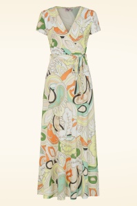 Vintage Chic for Topvintage - Topvintage exclusive ~ Euforia Elegance maxi jurk in multi