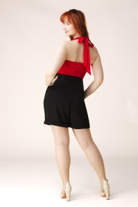 Topvintage Boutique Collection - Topvintage exclusive ~ Sophia short in zwart 3