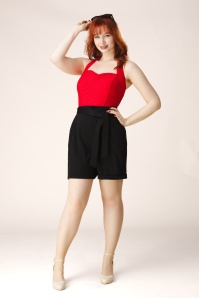 Topvintage Boutique Collection - Topvintage exclusive ~ Sophia short in zwart