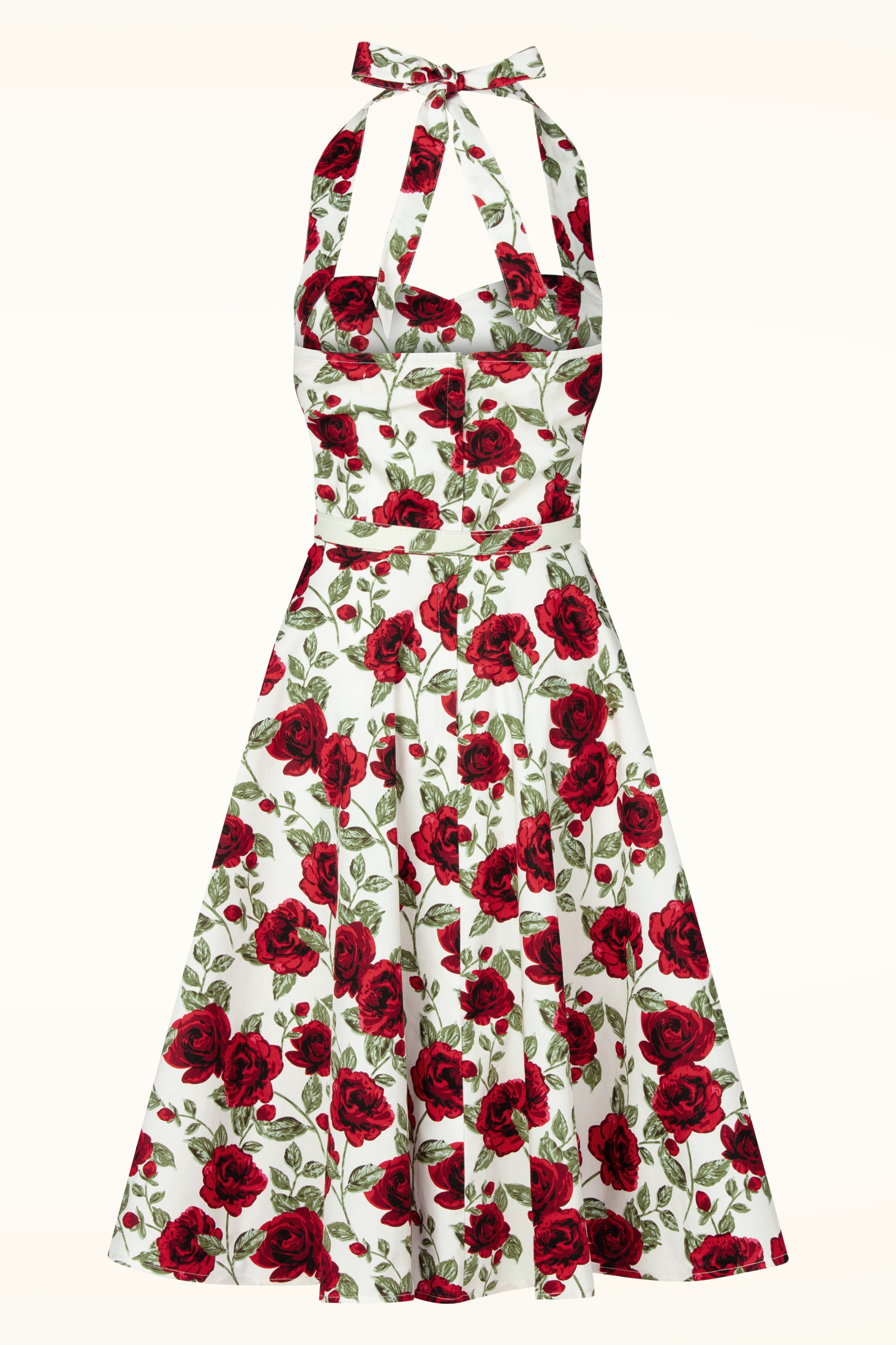 Topvintage Boutique Collection - Topvintage exclusive ~ Betty Rosetta swing jurk in wit 7