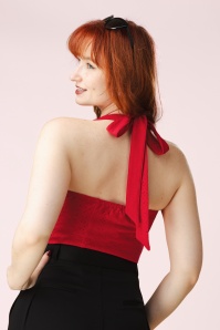 Topvintage Boutique Collection - Topvintage Exclusive ~ Betty Isabella top in rood 3