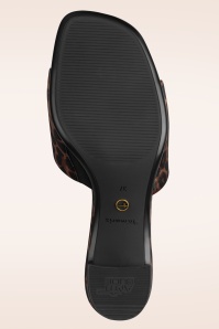 Tamaris - Sauvage Satin muiltjes in luipaard 4