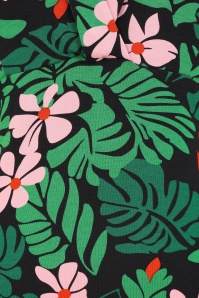 Blutsgeschwister - Mon Cher Cache-Coeur top in Dreaming Under Palm Leaf  2