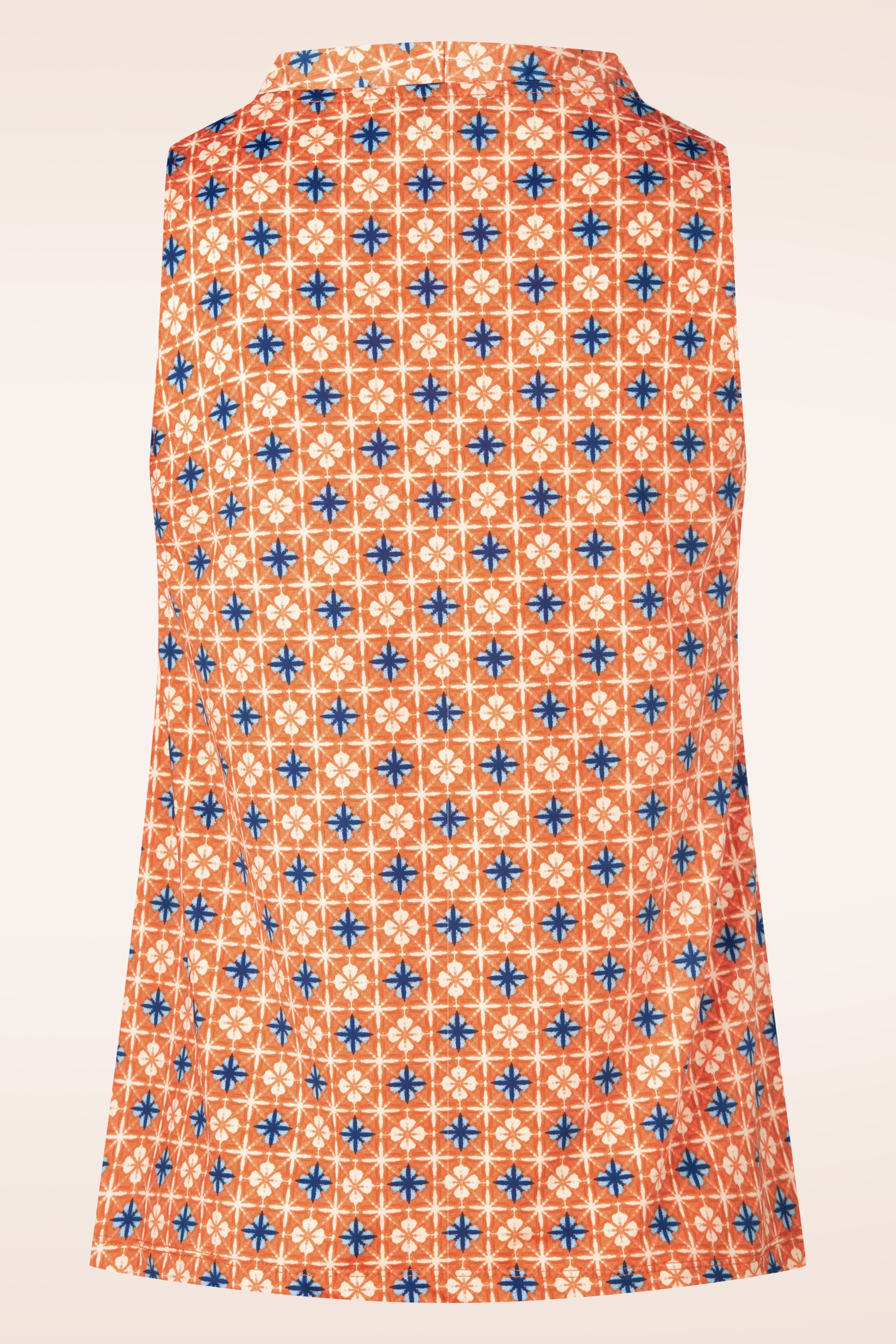 Surkana - Naranja V-neck top in oranje 3