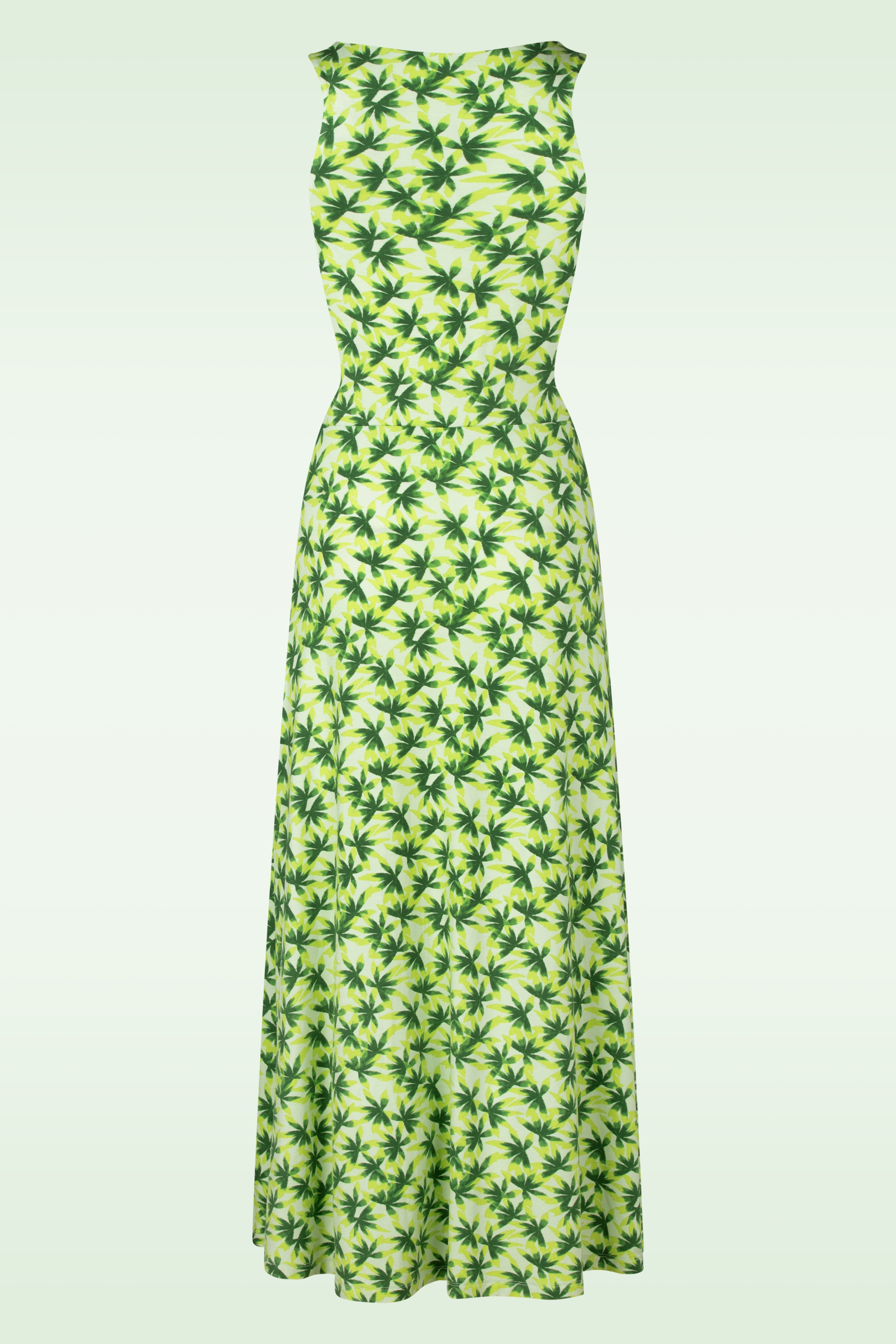 Surkana - Dani gedrapeerde strap jurk in lichtgroen 3