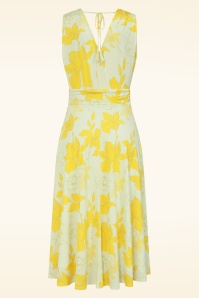 Vintage Chic for Topvintage - Topvintage exclusive ~ Jane Lily swing jurk in geel 3