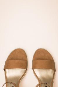 Tamaris - Winnie Sleehakschoenen in cognac 2