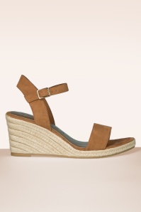 Tamaris - Winnie Sleehakschoenen in cognac 3