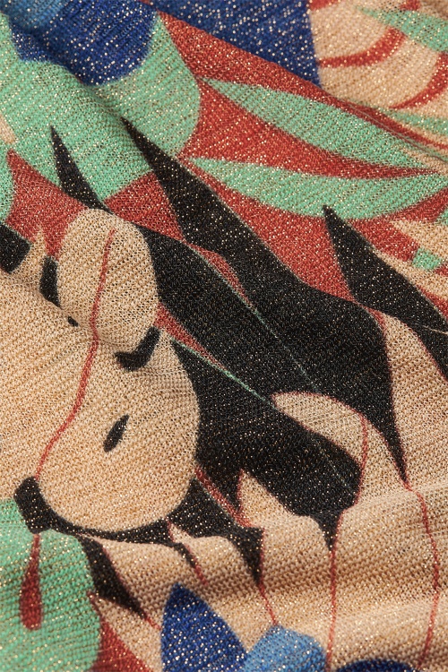 King Louie - Virna Mola jurk in langoustine oranje 5