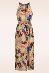 King Louie - Virna Mola jurk in langoustine oranje 2