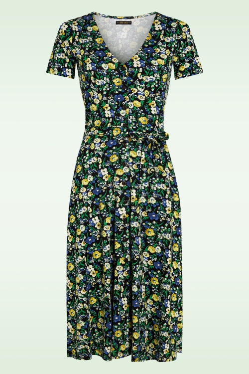 King Louie - Erica Senora jurk in zwart 2