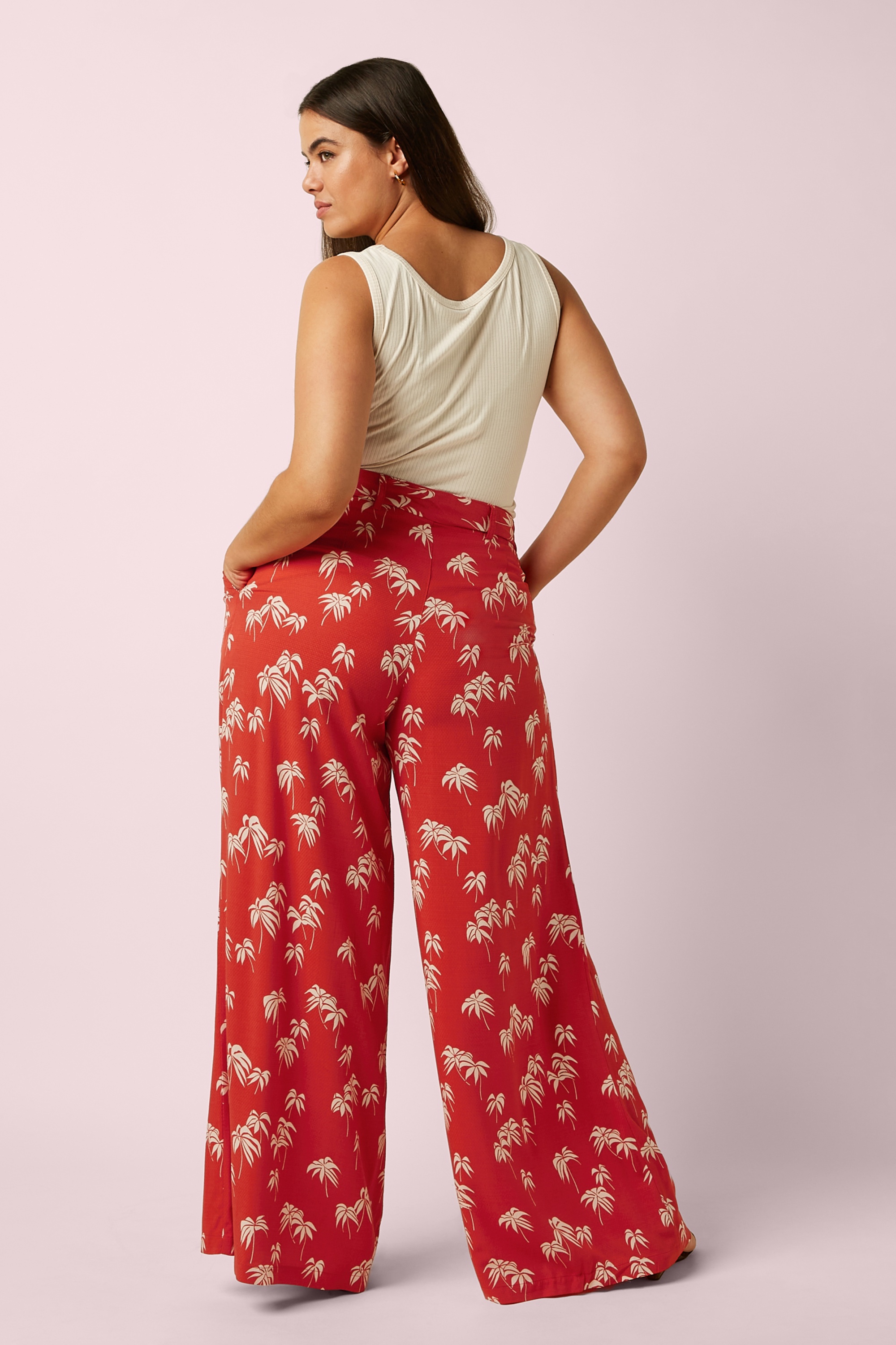 King Louie - Marnie The Haze broek in summer fig 3